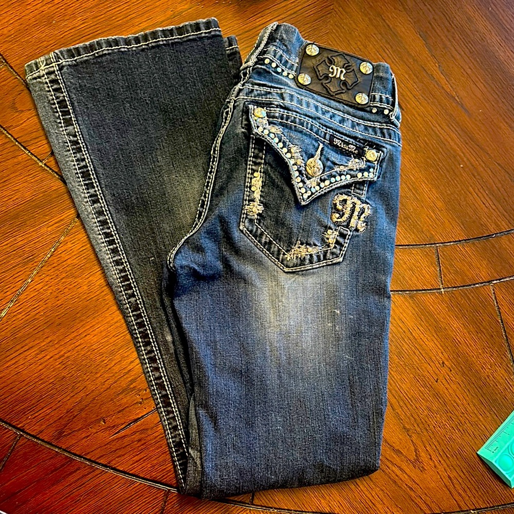 Miss Me Women's Easy Boot Embellished Jeans